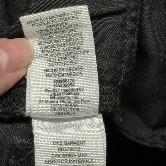 We the Free Free People Black Stella Rip High Waisted Skinny Jeans Raw Hem 24 - Picture 13 of 16